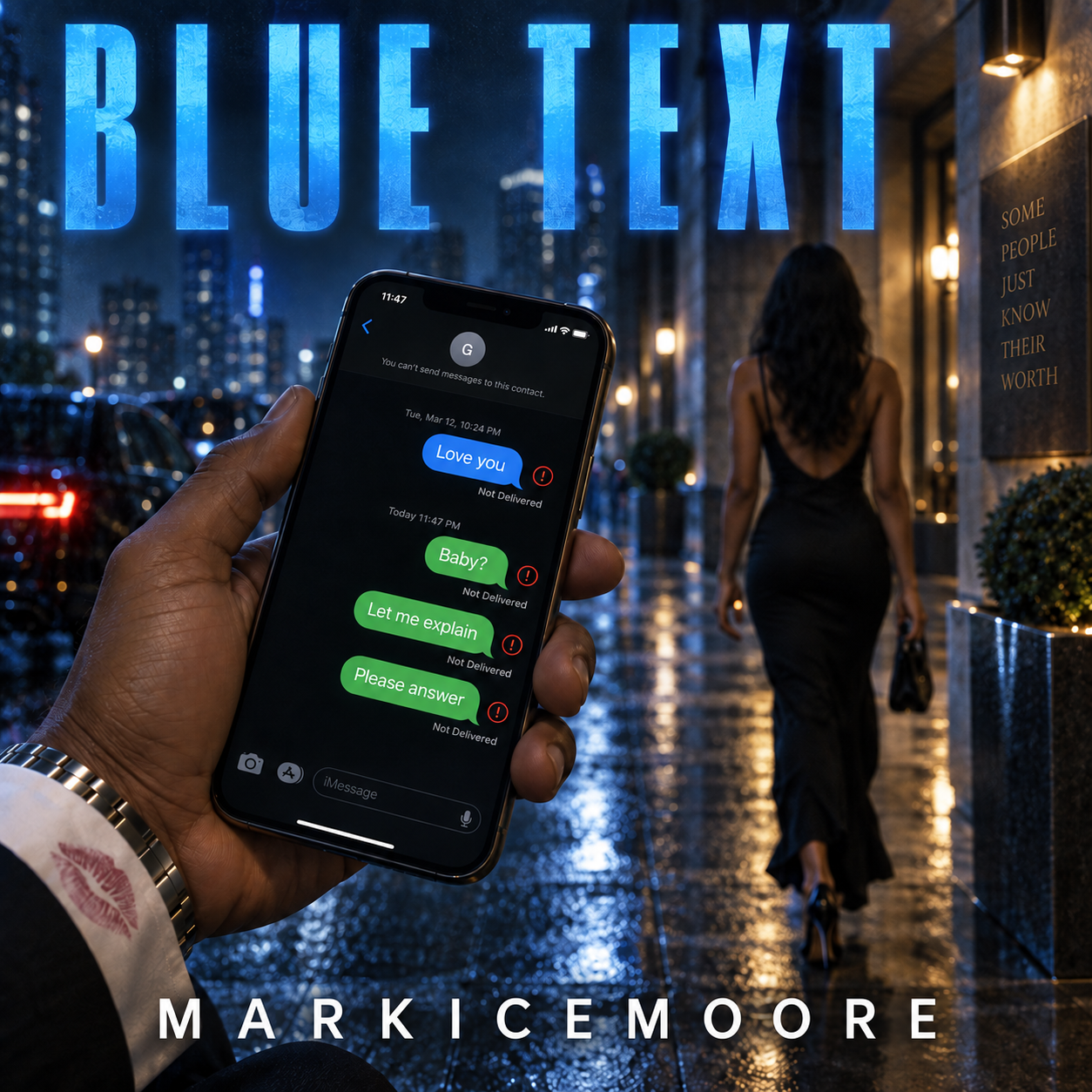 Blue Text cover